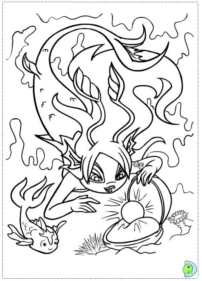 Neopets Maraqua coloring page- DinoKids.org