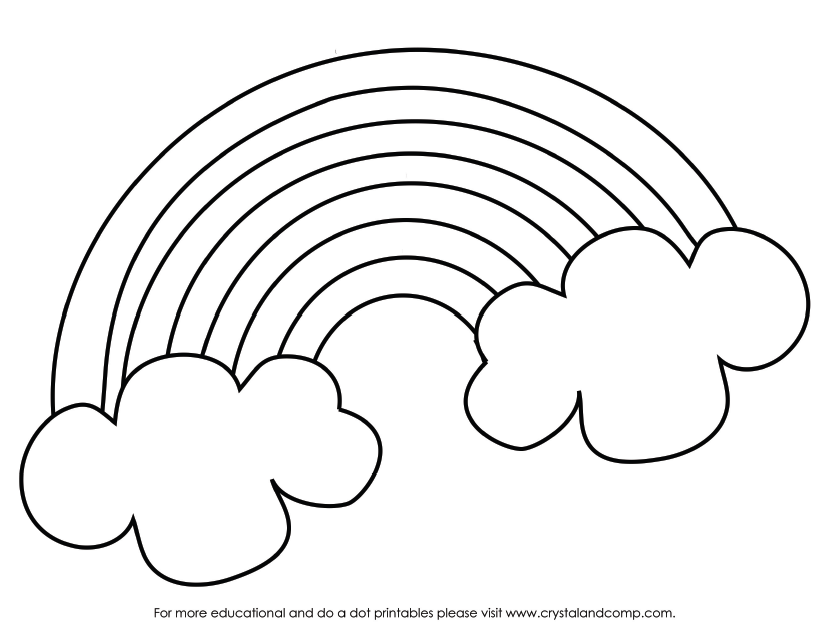 rainbow images to color : Coloring - Download Coloring Pages