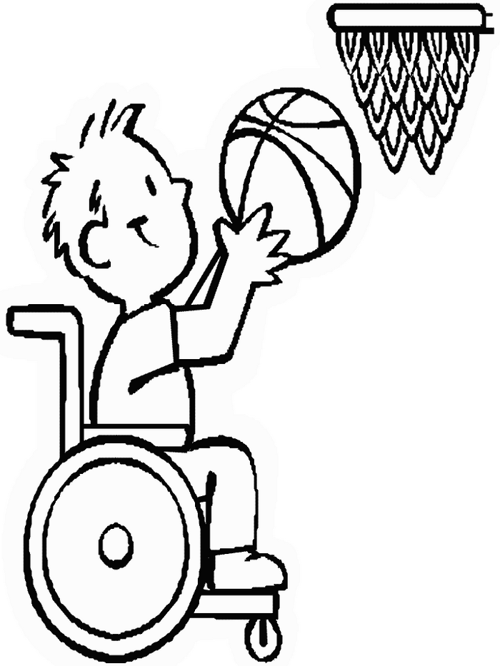 Kids-n-fun.com | 22 coloring pages of kids with disabilities