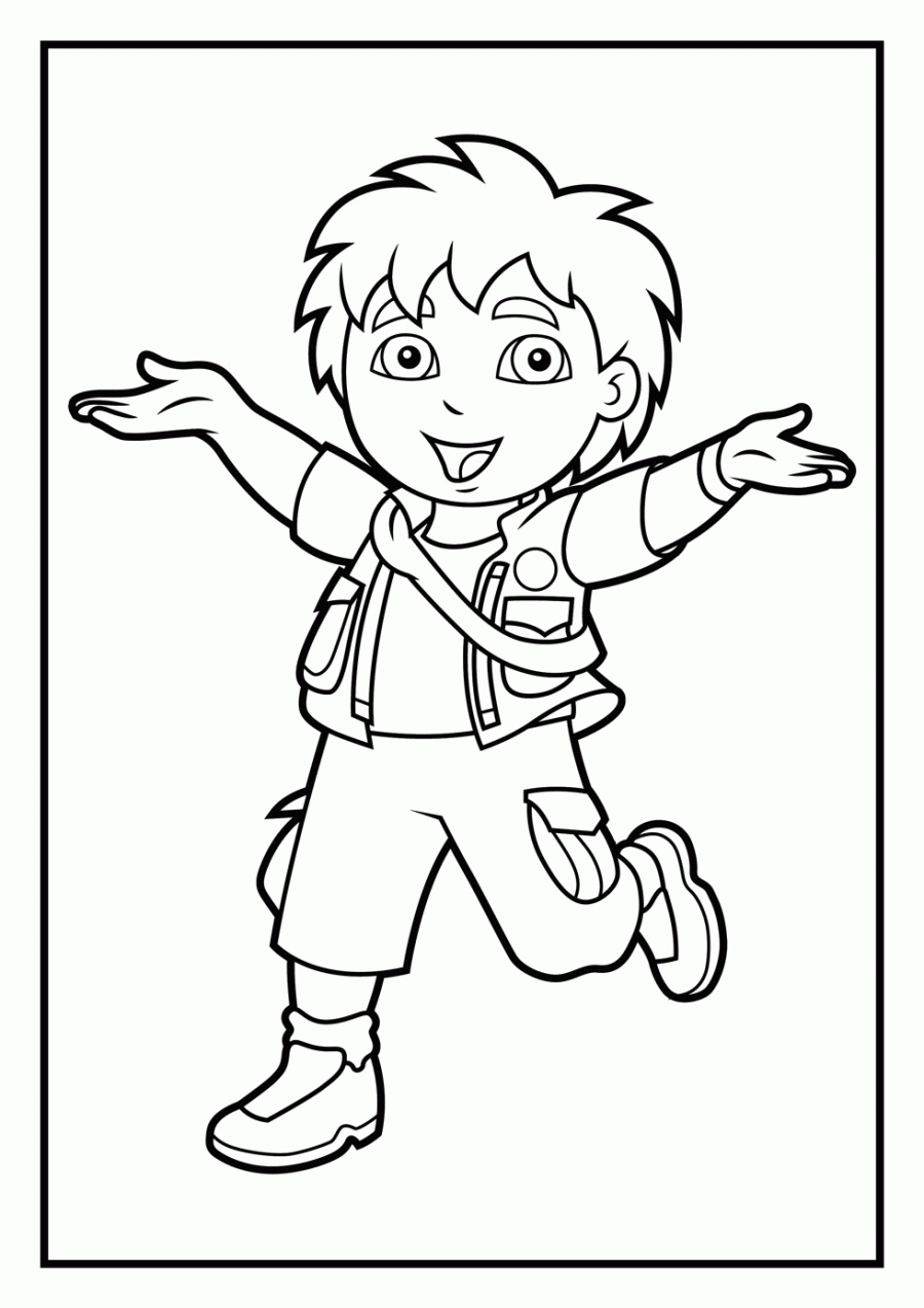 Printable 37 Diego Coloring Pages 1589 - Diego Go Diego Gocoloring ...