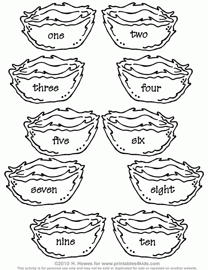 7 Pics of Bird Nest Coloring Pages For Preschool - Birds Nest ...
