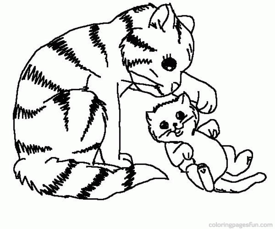 Printable Coloring Pages Of Puppies And Kittens Az Coloring Pages ...