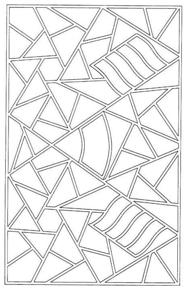 Coloring Pages Of Mosaics - Coloring Home