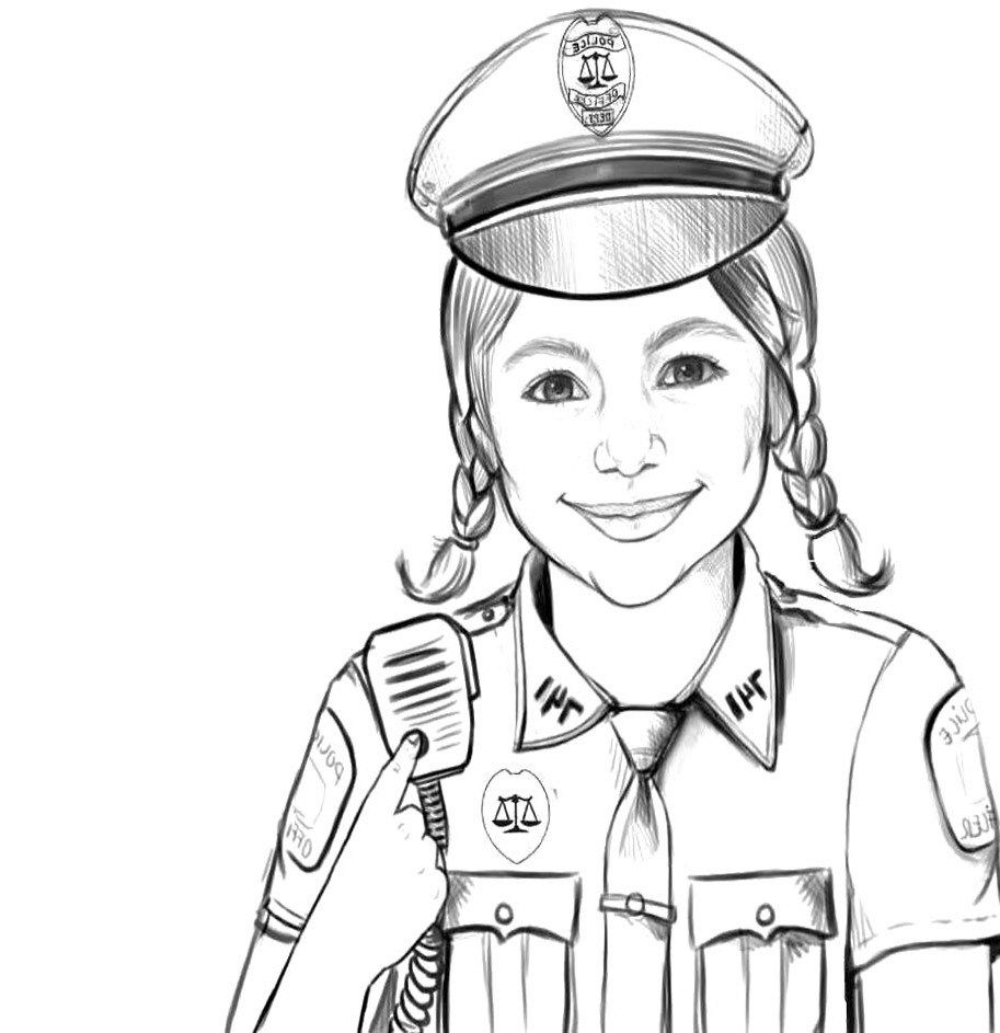 Free Printable Policeman Coloring Pages - Coloring Page