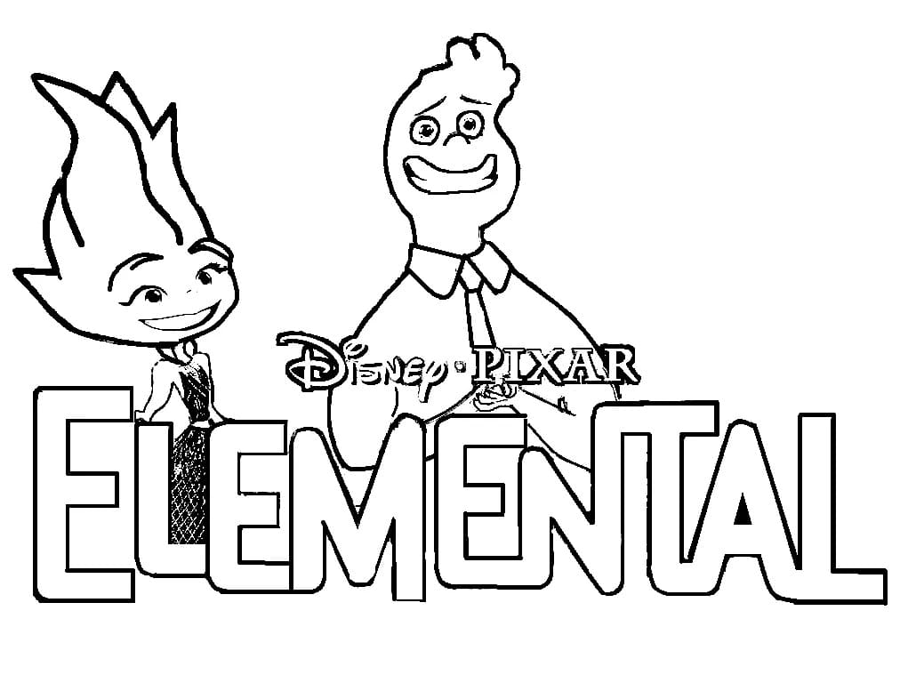 Printable Disney Pixar Elemental ...