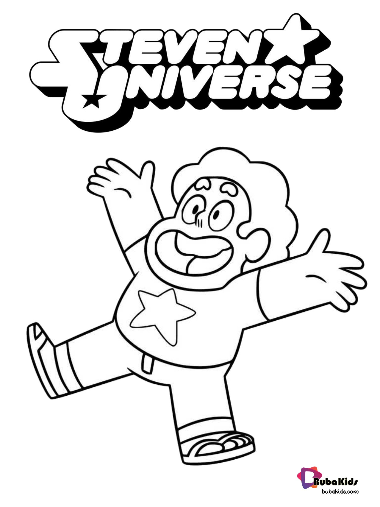 Bubakidscoloringpages — Steven Universe coloring page. free download,...