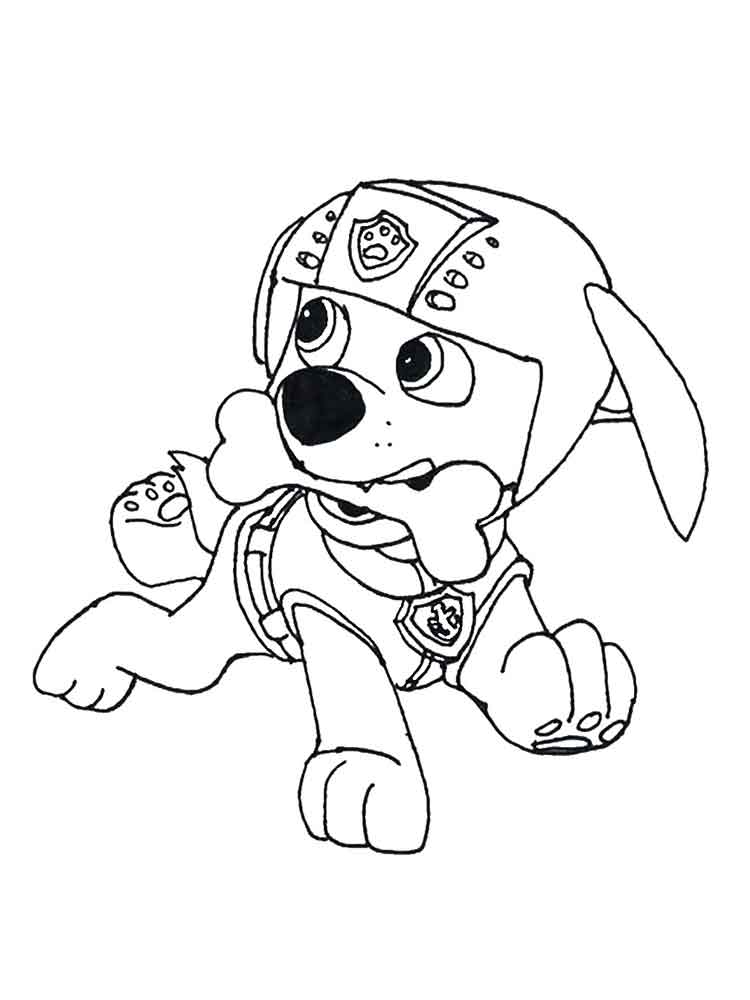 Zuma Paw Patrol coloring pages. Download and print Zuma Paw Patrol coloring  pages
