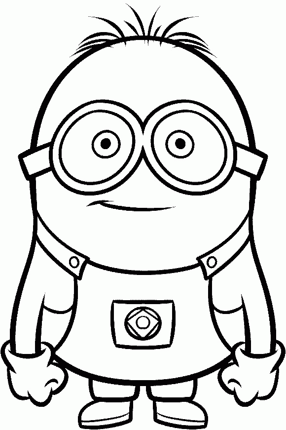 Minions Coloring Pages : Despicable Me Minions Printable Coloring ...