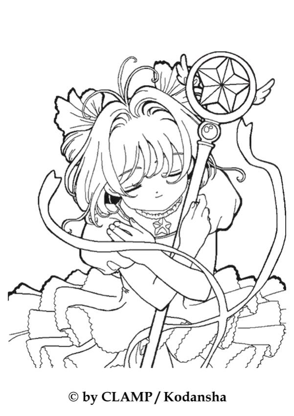 cardcaptor sakura coloring pages - High Quality Coloring Pages