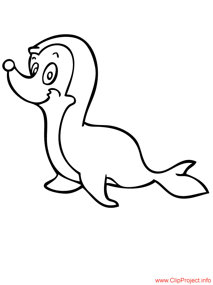 Cute Baby Seal Coloring Pages For Kid | Coloring.Cosplaypic.com