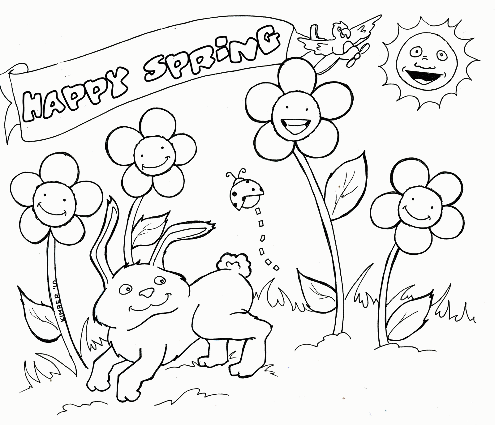 April Coloring Pages To Download And Print For Free   Coloring Home