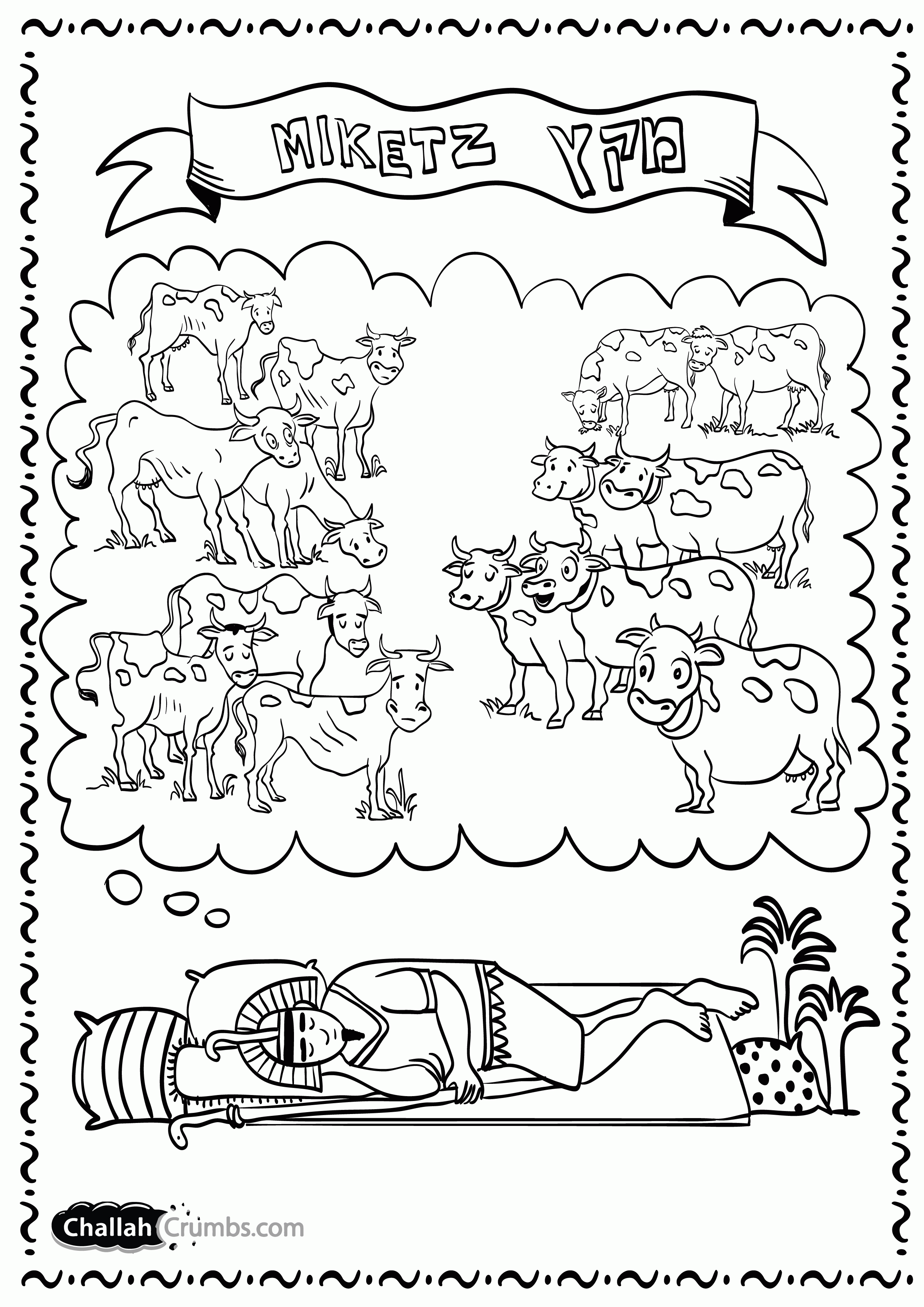 Joseph And Pharaoh S Dream Coloring Pages - High Quality Coloring ...