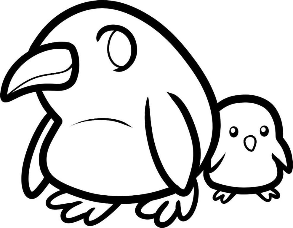 Cute Penguin Coloring Pages for Kids : New Coloring Pages Collections