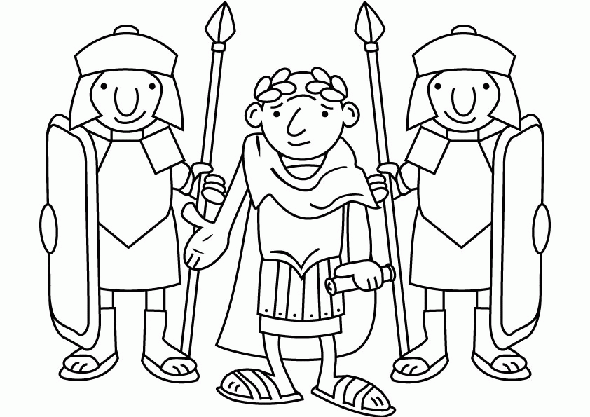Romans coloring pages online