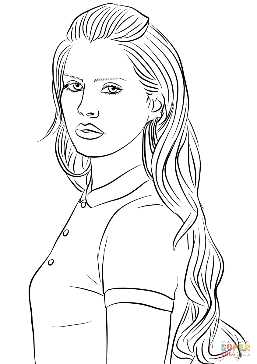 Lana Del Rey coloring page | Free Printable Coloring Pages