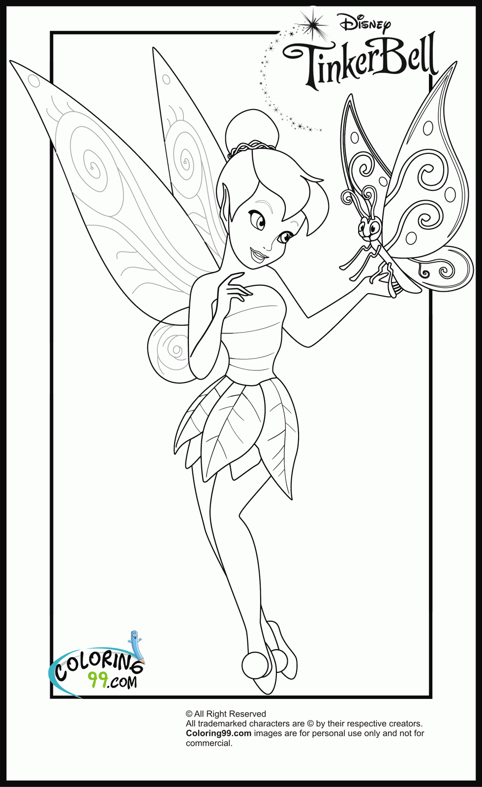 Tinkerbell And The Lost Treasure Coloring Pages - Coloring ...