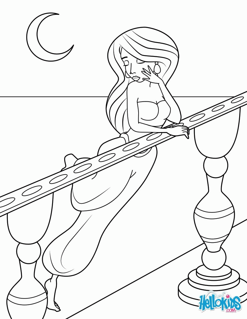 Coloring pages - Moonlight Serenade