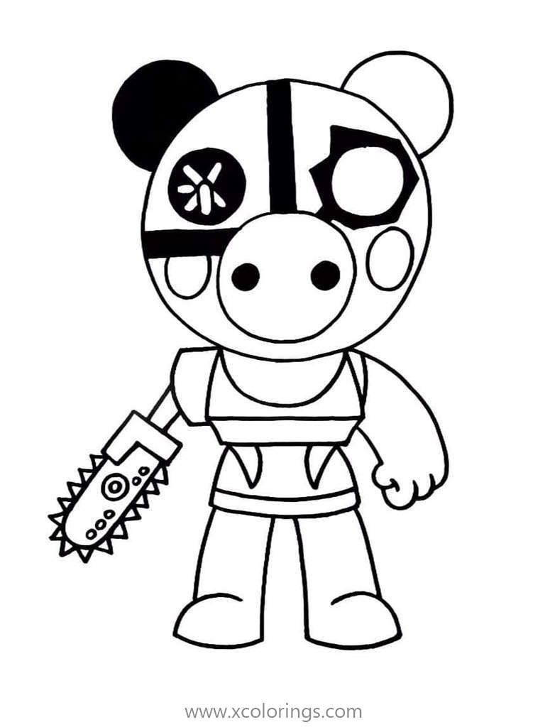 Robby from Piggy Roblox Coloring Pages ...pinterest.com
