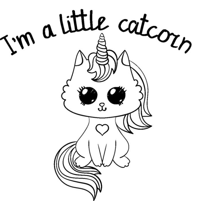 50 Cute Cartoon Unicorn Coloring Pages | Hello kitty colouring pages, Kitty  coloring, Cat coloring book