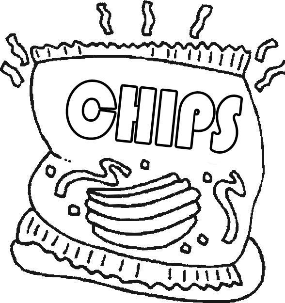 Junk Food Coloring Pages - Get Coloring Pages