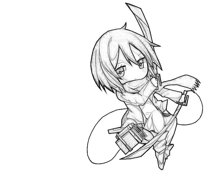 Mikasa | Chibi coloring pages, Dream catcher coloring pages, Witch coloring  pages