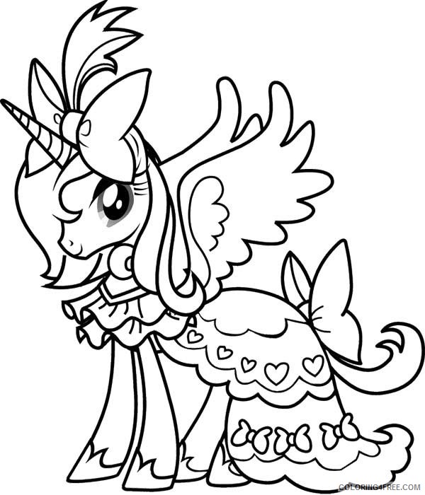 free unicorn coloring pages for girls Coloring4free - Coloring4Free.com