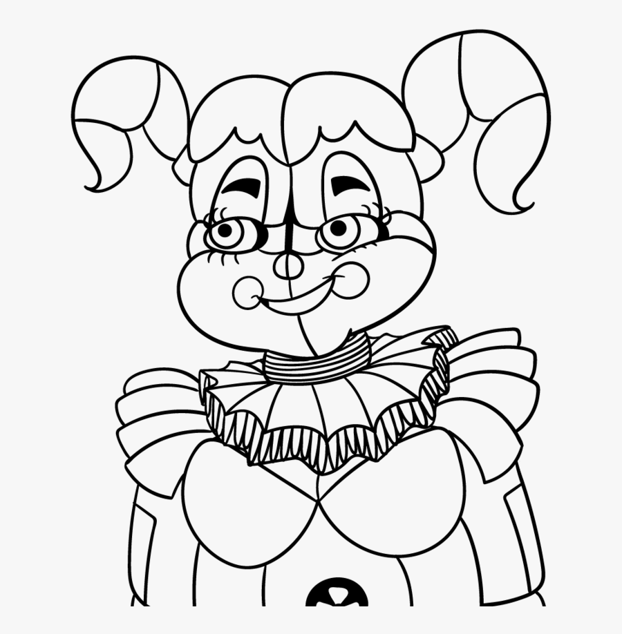 Sister Location Coloring Pages - Five Nights At Freddy's Coloring Pages ,  Free Transparent Clipart - ClipartKey