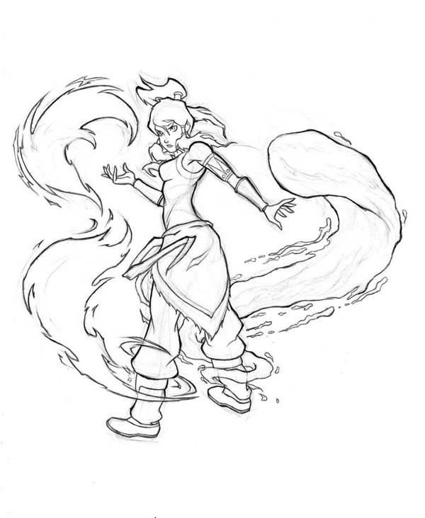 the-legend-of-korra coloring pages for kids – Free Printables