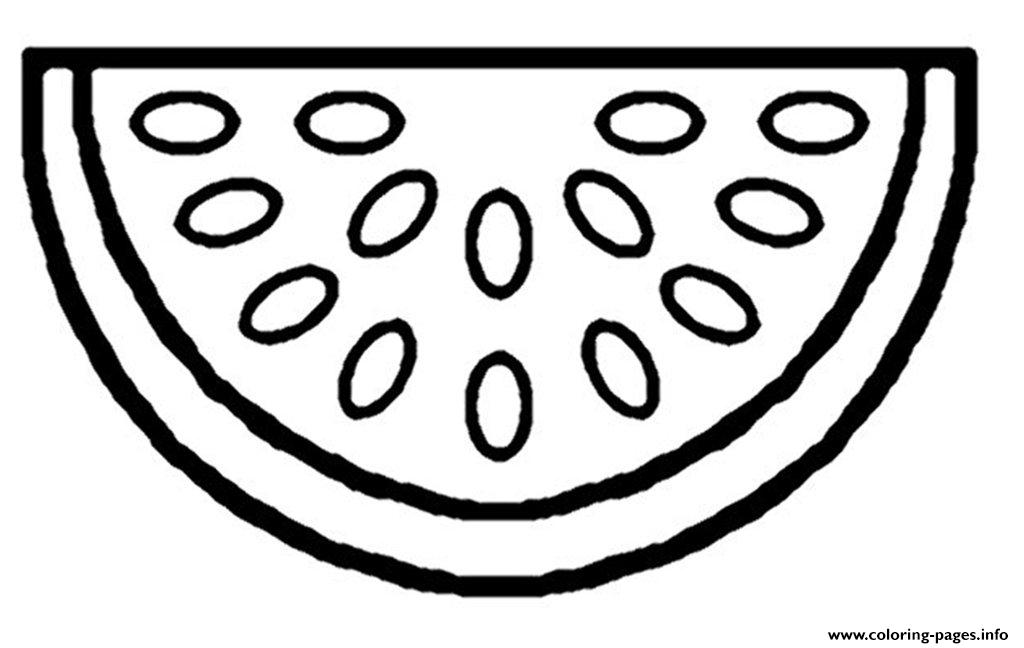 Water Melon Coloring Pages Coloring Home