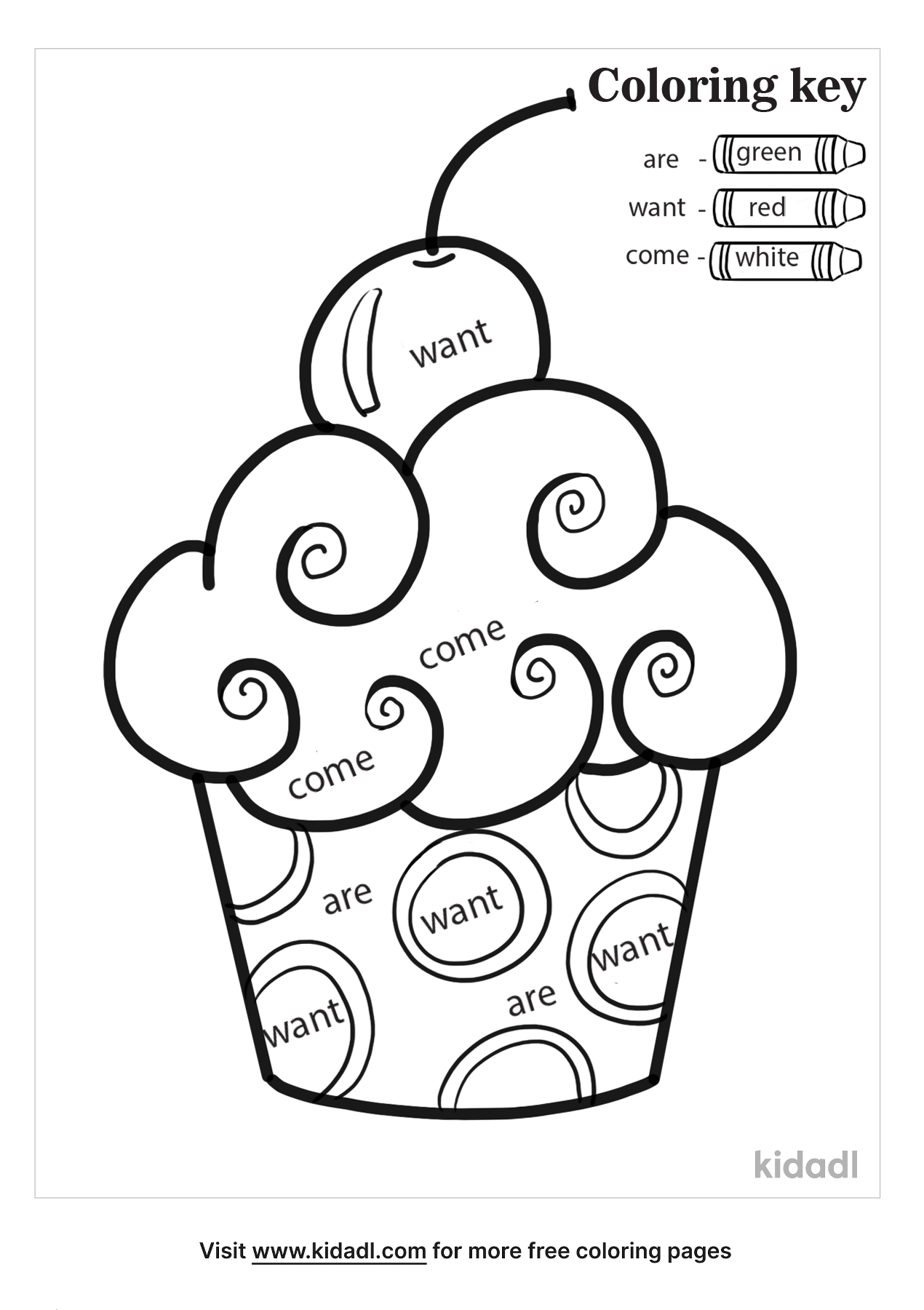 Sight Word Coloring Pages | Free Words & Quotes Coloring Pages | Kidadl