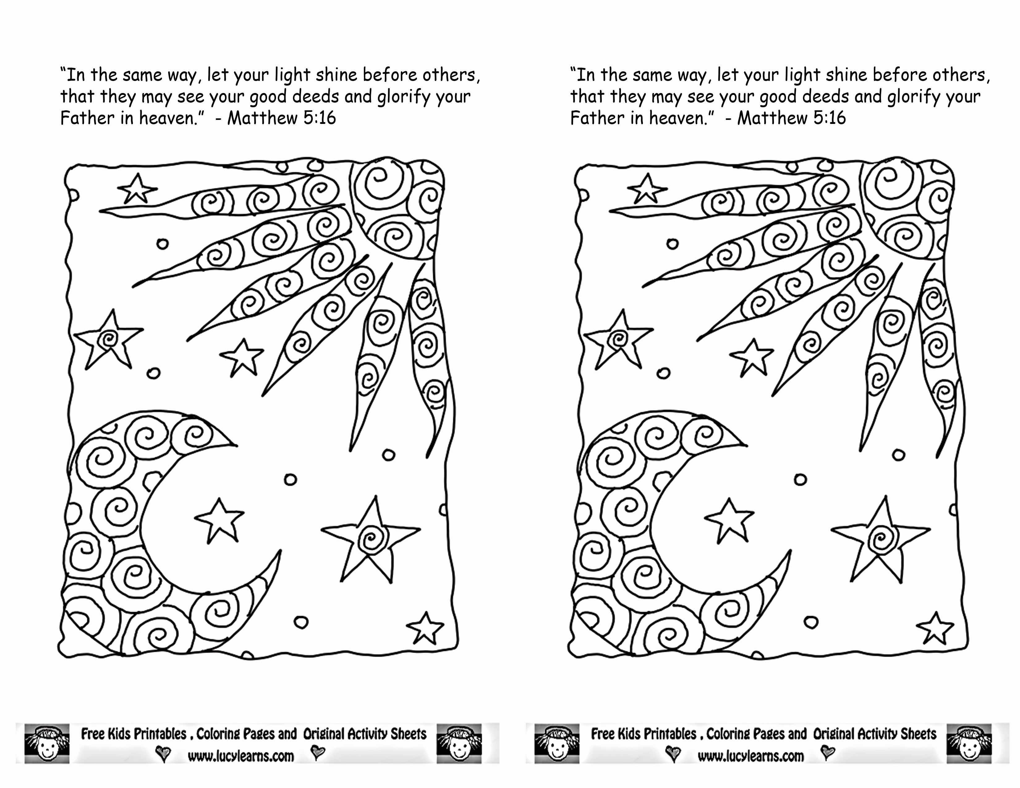 In The Beginning God Created Coloring Pages - Coloring Home