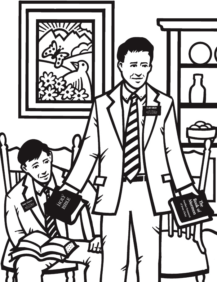 Missionary Coloring Pages - Coloring Home