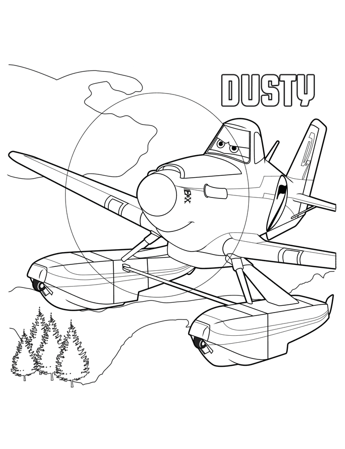 Disney Planes Coloring Pages - Coloring Home