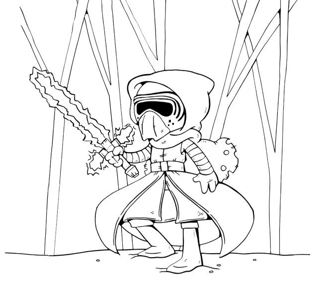 Great Image of Kylo Ren Coloring Page | Cute coloring pages ...