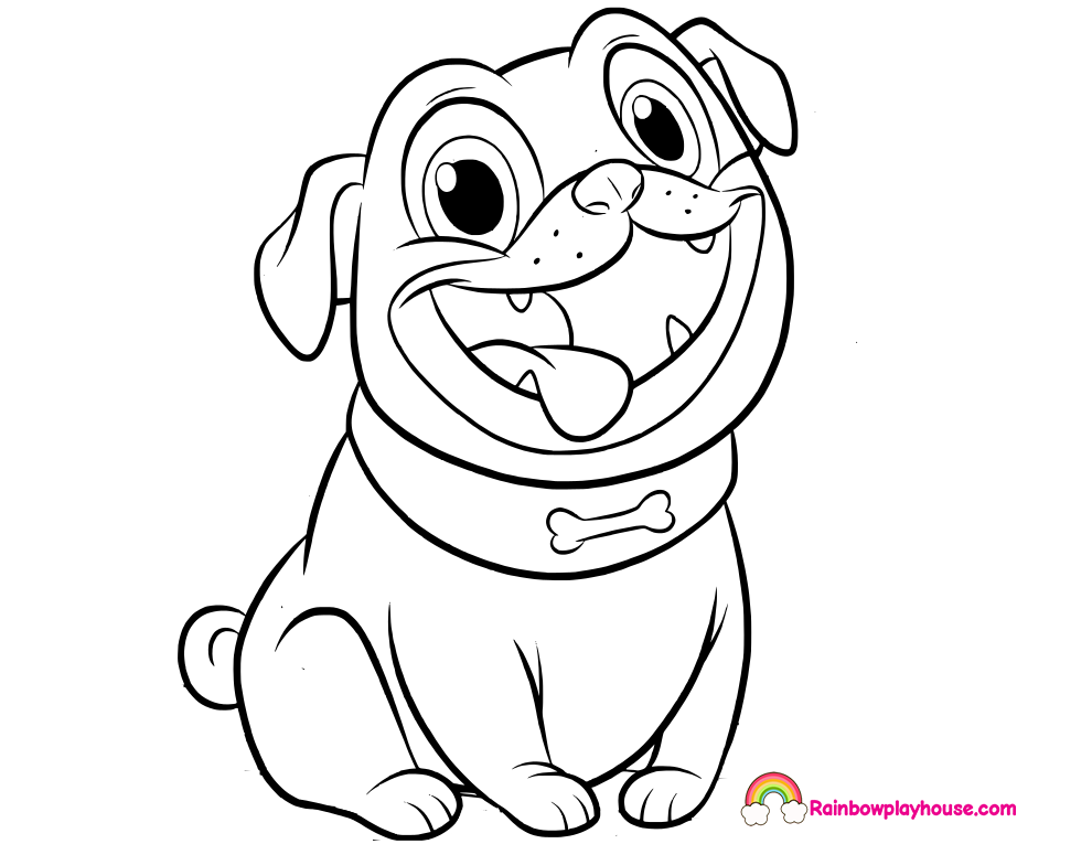 Puppy Dog Pals Rolly Printable Coloring Page - Rainbow Playhouse ...