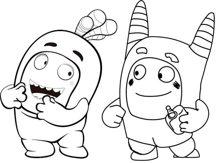 Cute Oddbods Coloring Page Online | Coloring pages, Zoo coloring pages,  Online coloring