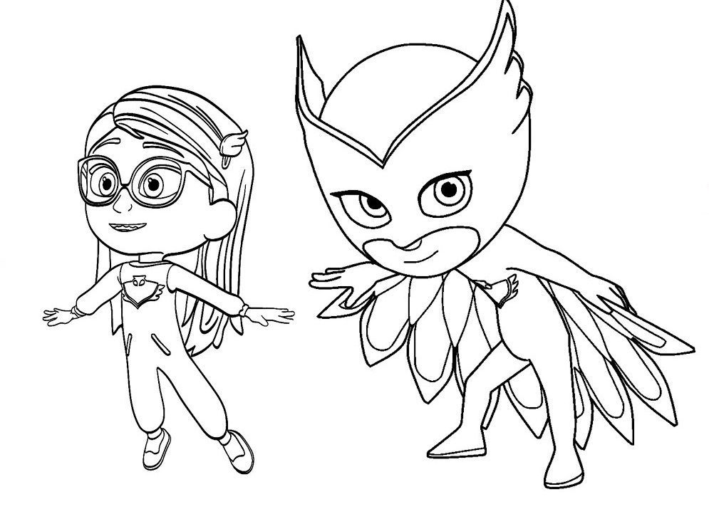 Image result for owlette coloring page | Pj masks coloring pages ...