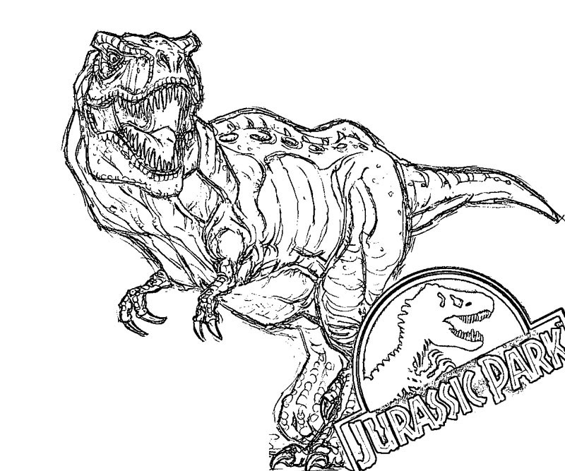 Jurasic Park Coloring Pages - Coloring Home