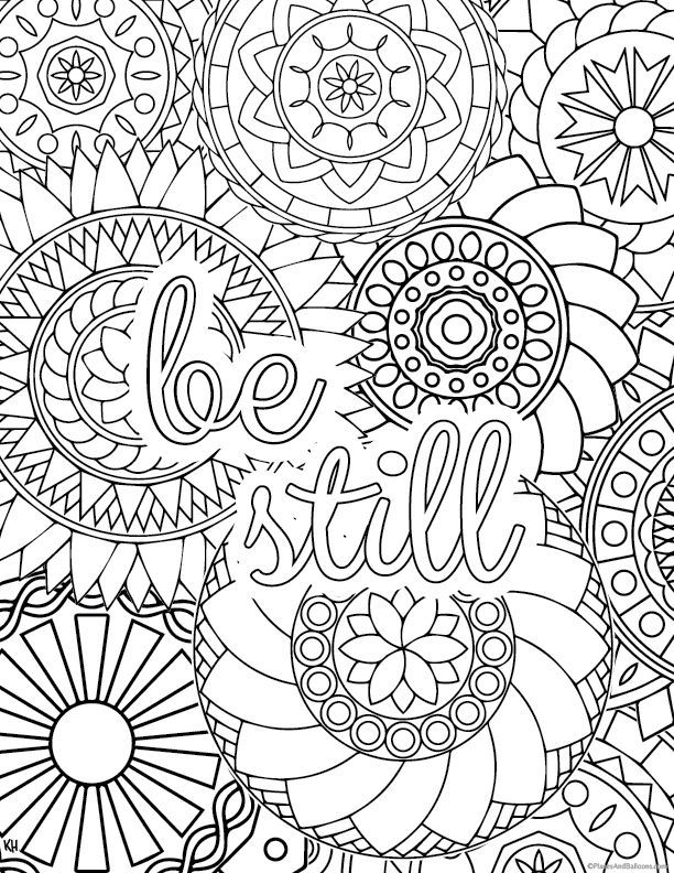 Stress relief coloring pages to help you find your Zen again ...