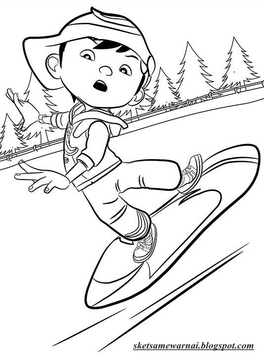 Coloring Store: Boboiboy Coloring Pages