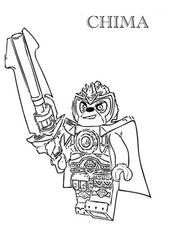 Chima Coloring Pages and Book | UniqueColoringPages