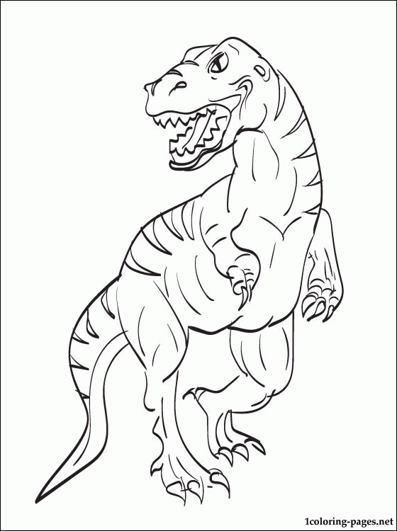 Velociraptor coloring page for free | Coloring pages