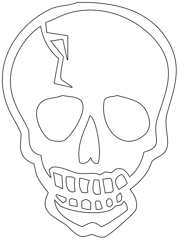 l skull Colouring Pages