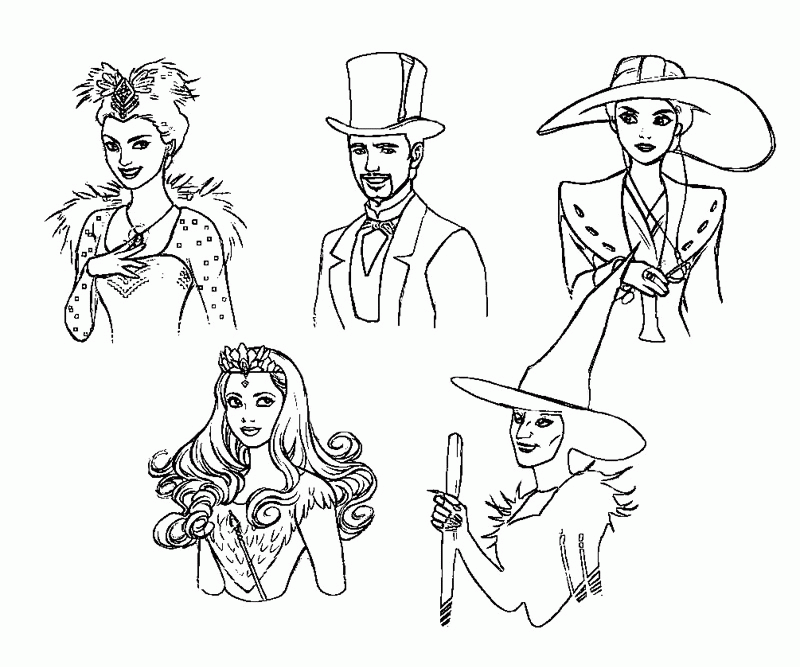7 Oz The Great And Powerful Coloring Page