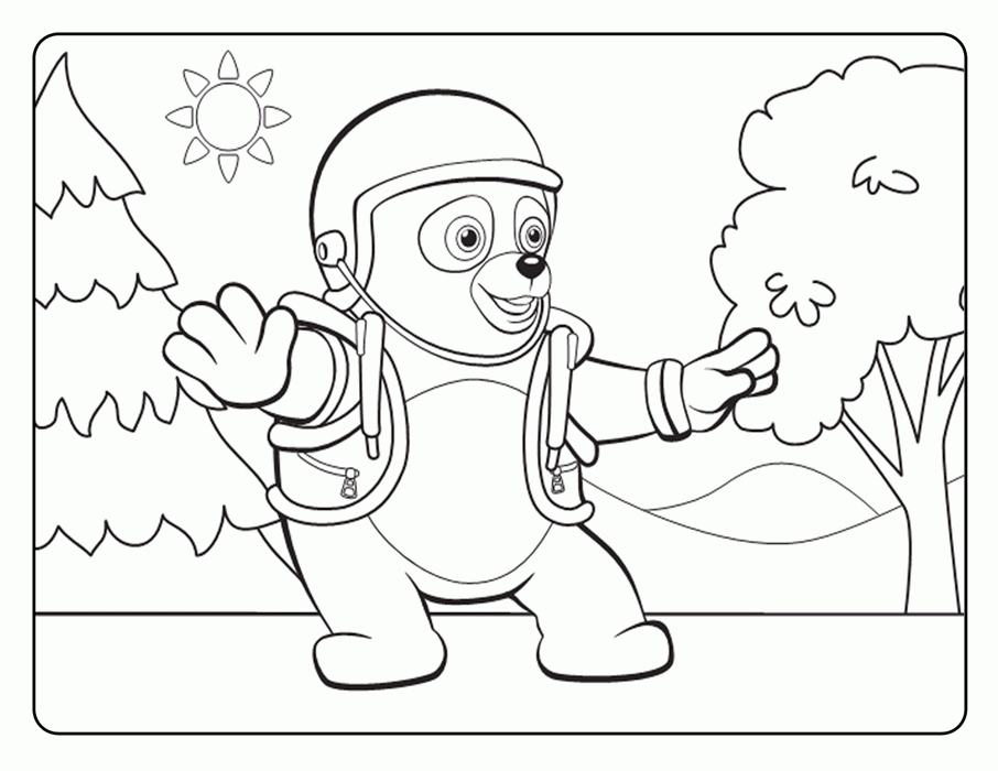 coloring pages special agent oso full