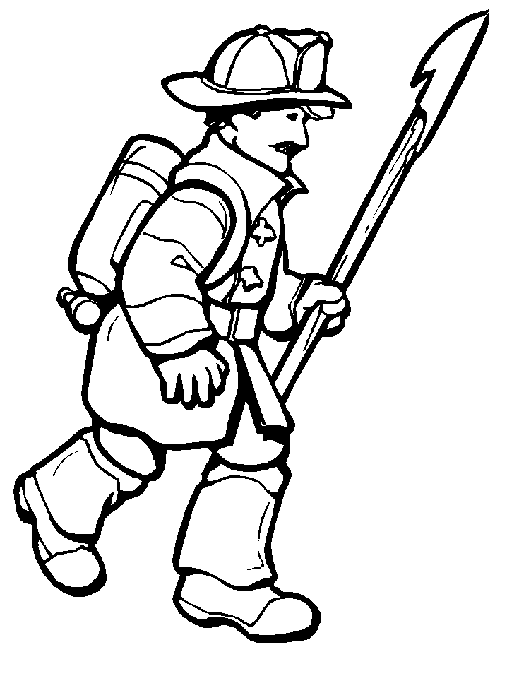 Printable Fire3 People Coloring Pages - Coloringpagebook.com