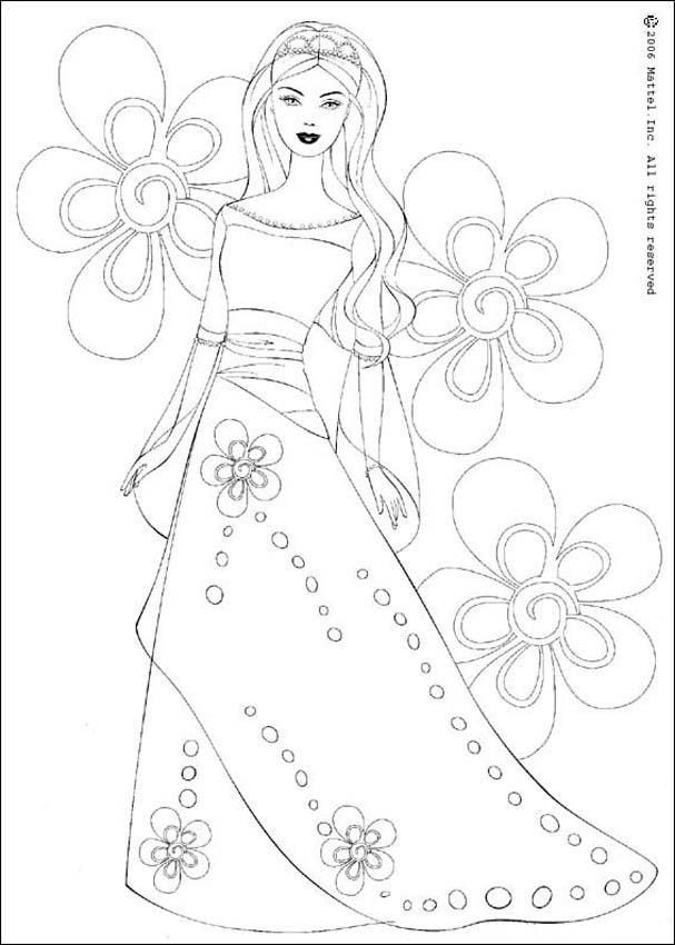 Barbie Princess Coloring Pages To PrintColoring Pages | Coloring Pages