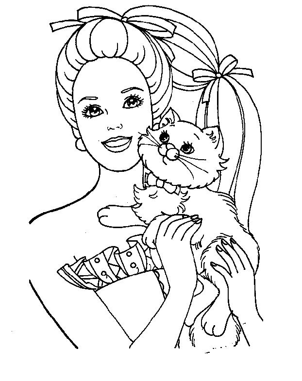 Barbie Colouring Pictures #5586 Disney Coloring Book Res: 622x785 