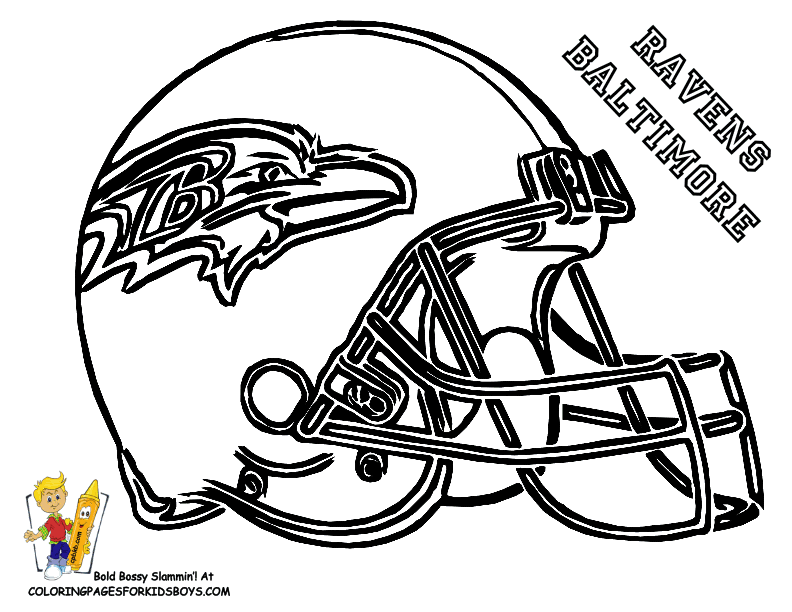 Baltimore Ravens Coloring Pages - Free Coloring Pages For KidsFree 