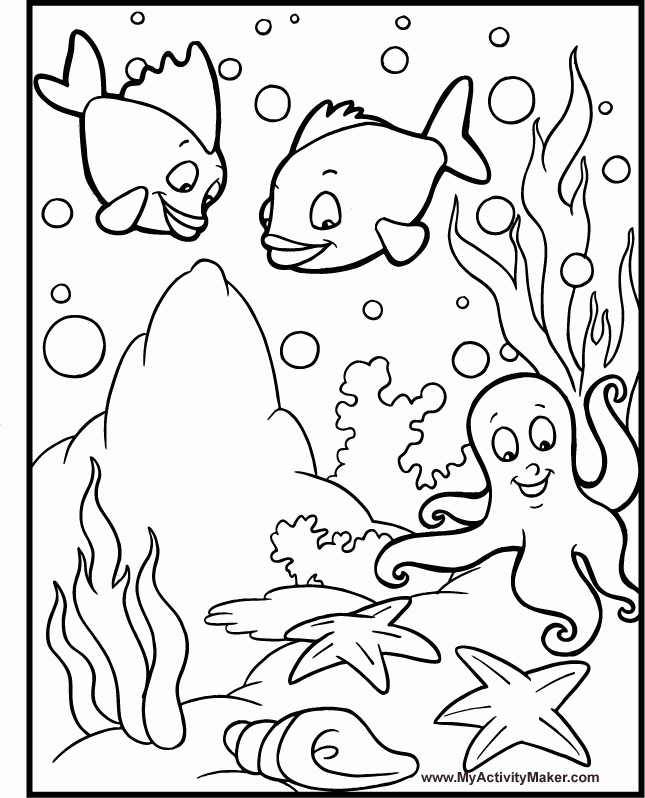 Baby Jungle Animals Coloring Pages